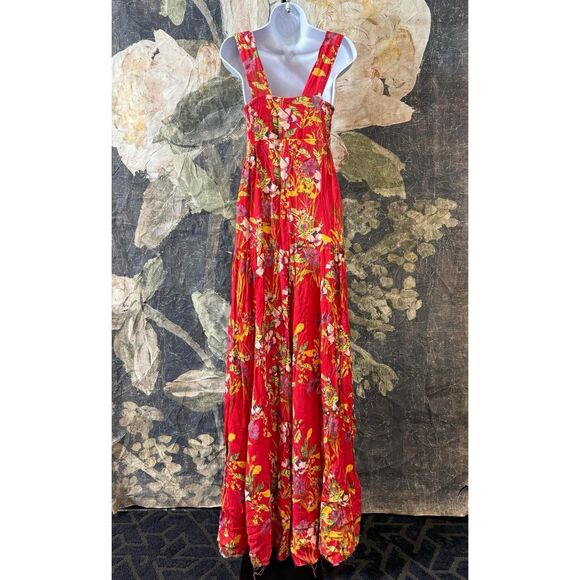 NWT Free People ONE Aloha One Piece Wide Leg Floral Jumpsuit Size Xs - Picture 7 of 11